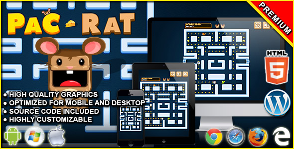Pac-Rat - HTML5 Arcade Game icon