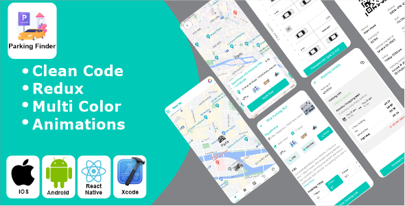 Parking - Find Parking & Book Slot | Near Me React Native iOS/Android App Template icon
