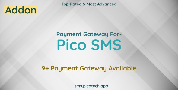Payment Gateway Addon for PicoSMS icon