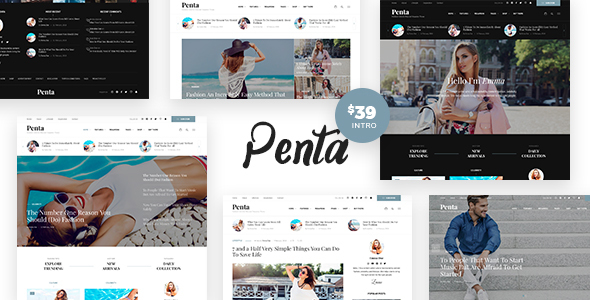Penta - A Responsive Blog WordPress Theme icon
