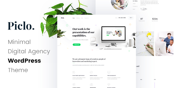 Piclo - Digital Agency WordPress Theme icon