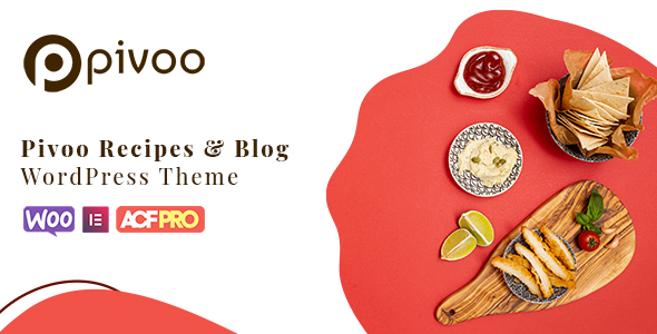Pivoo - Food & Recipe Blog WordPress Theme icon