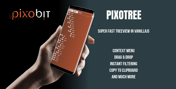 Pixotree - TreeView Control with Search icon