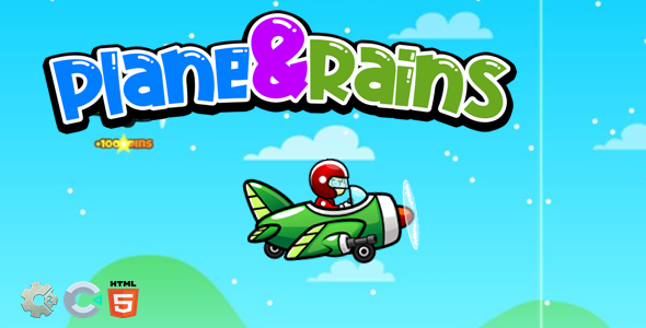 Plane and Rains - Construct 2/3 Game icon
