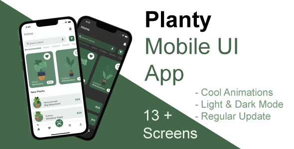 Plantly - Mobile UI App for Android & iOS icon