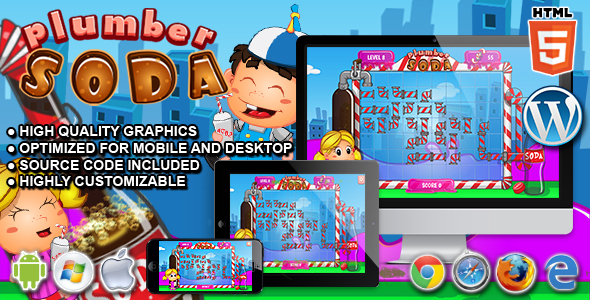 Plumber Soda - HTML5 Puzzle Game icon