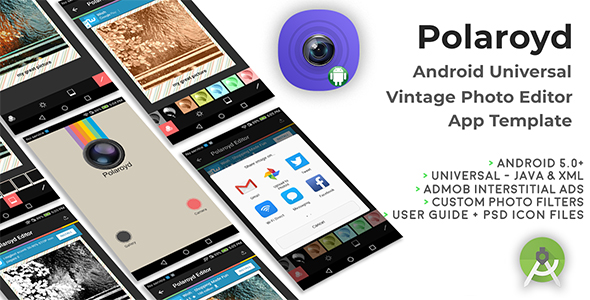 Polaroyd | Android Universal Photo App Template icon