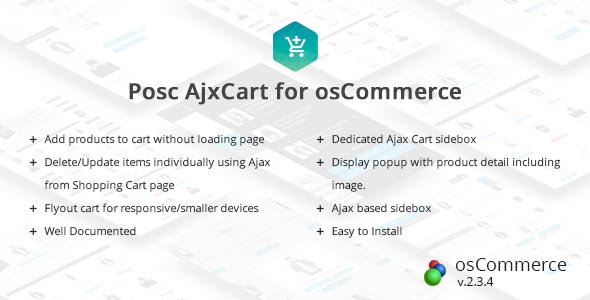 Posc Ajxcart - Ajax Add to cart for osCommerce icon