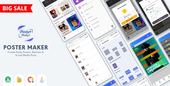 PosterMaker - Flyer Poster Maker, Banner Maker, Ad Banao, Festival Poster, Business Poster Maker icon