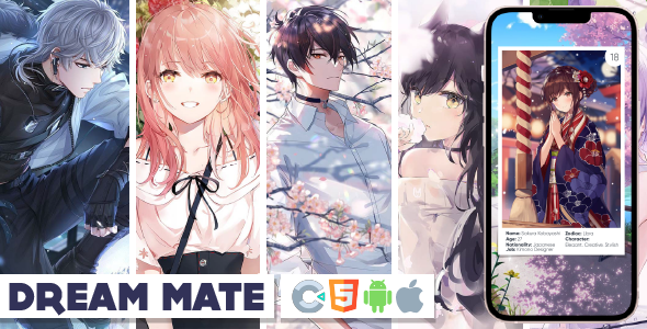 Premium Game - Anime Dreammate - HTML5,Construct3 icon