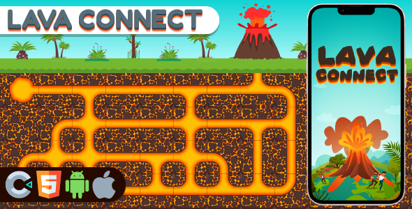 Premium Game - Lava Connect Pipe Game - HTML5,Construct3 icon