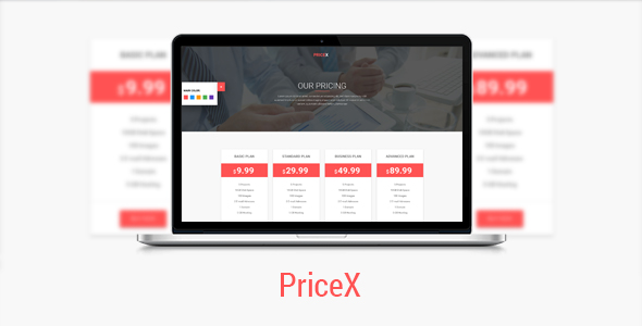 PriceX | Material Design Pricing Table Set icon
