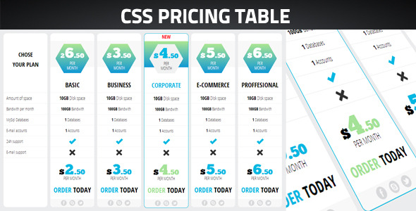Pricing Table icon