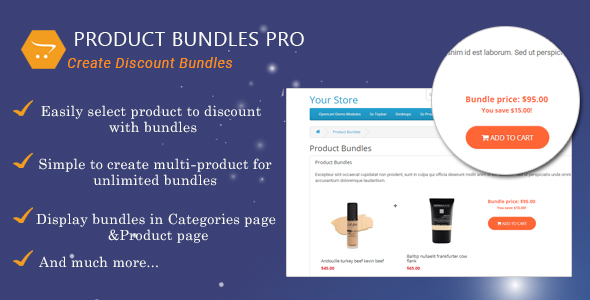 Product Bundles Pro - Responsive Module for OpenCart 4