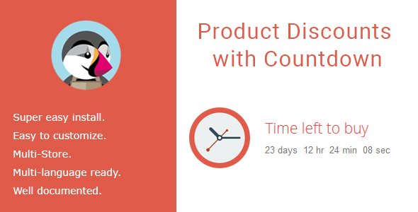 Product Discounts with Countdown icon