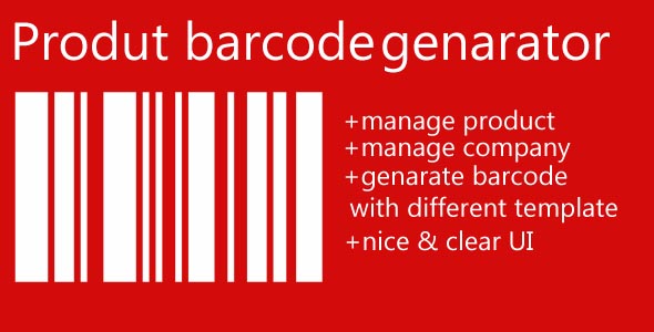 Product label/barcode generator icon