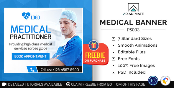 Professional Services | Medical Banner (PS003) icon