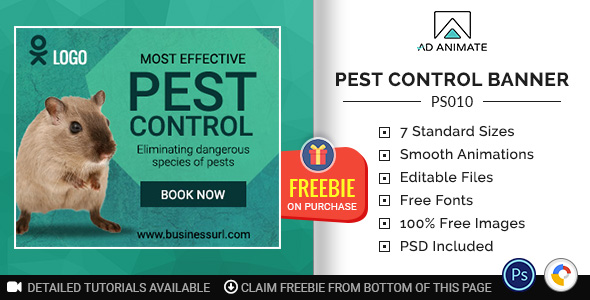 Professional Services | Pest Control Banner (PS010) icon