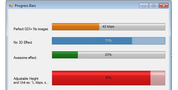 Progress Bar for Windows Forms