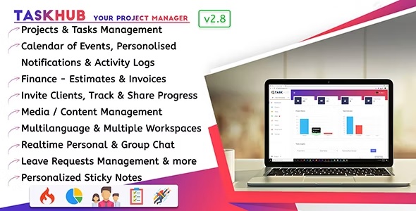 Project Management, Finance, CRM Tool - Taskhub icon