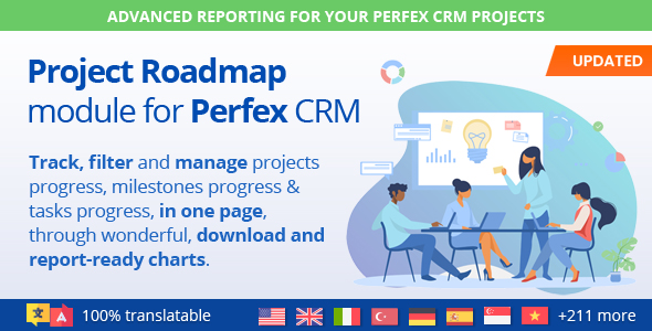 Project Roadmap - Advanced Reporting & Workflow module for Perfex CRM Projects icon