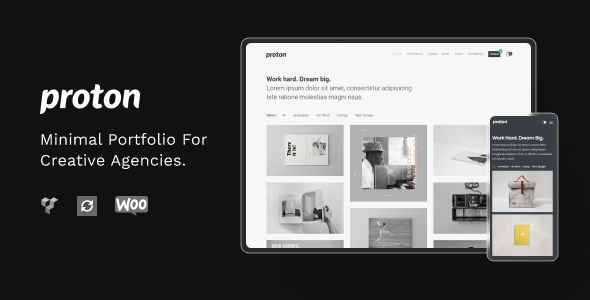 Proton - Minimal Portfolio Theme icon