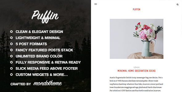 Puffin - A Responsive WordPress Blog Theme icon