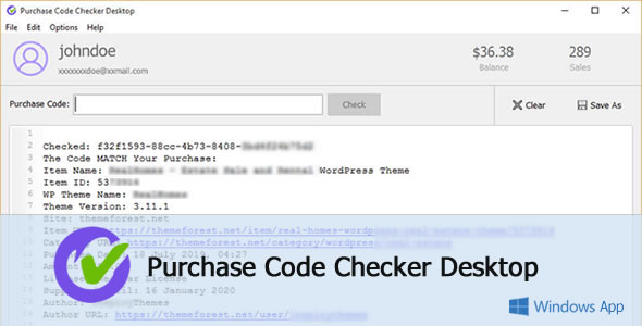 Purchase Code Checker Desktop icon