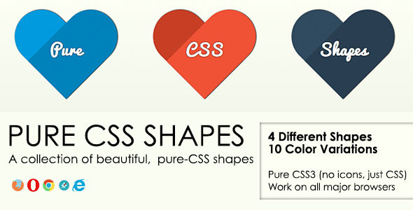 Pure CSS Shapes - Vol. 1 icon