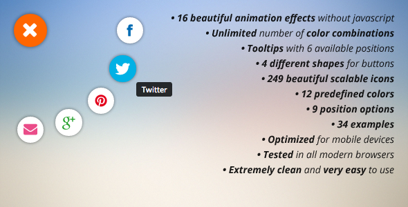 Pure CSS3 Round Menu icon