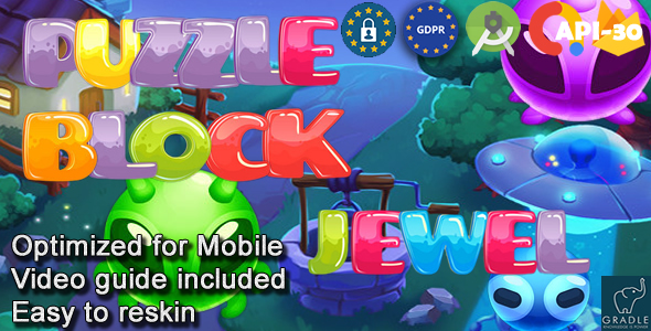 Puzzle Block Jewel V3 (Admob + GDPR + Android Studio) icon