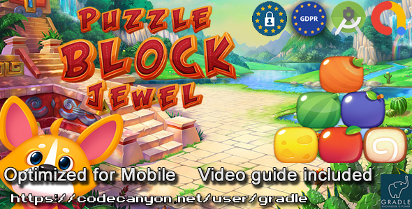 Puzzle Block Jewel V6 (Admob + GDPR + Android Studio) icon
