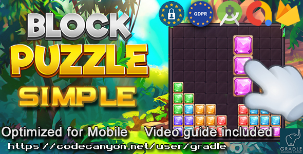 Puzzle Block Simple (Admob + GDPR + Android Studio) icon