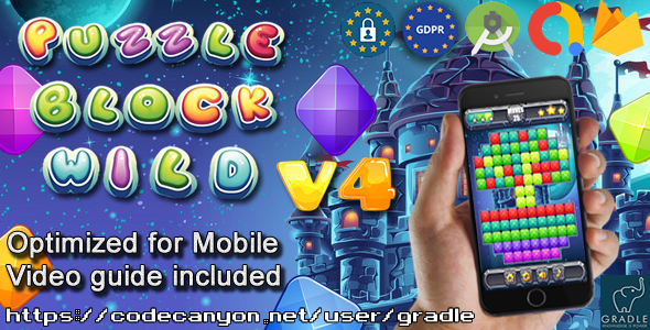 Puzzle Block Wild V4 (Admob + GDPR + Android Studio) icon