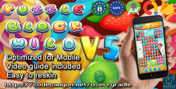 Puzzle Block Wild V5 (Admob + GDPR + Android Studio) icon