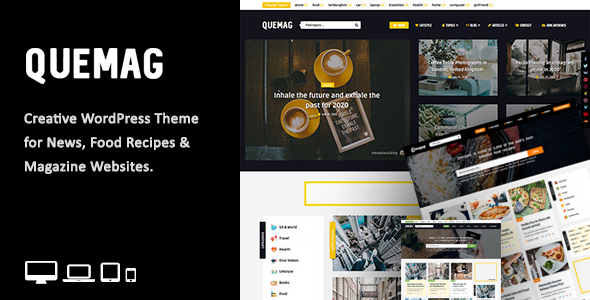 Quemag – Creative WordPress Theme for Bloggers icon