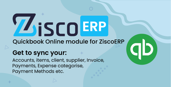 Quickbook Sync Module for ZiscorERP icon