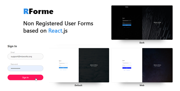 RForme - React Non Registered Forms icon