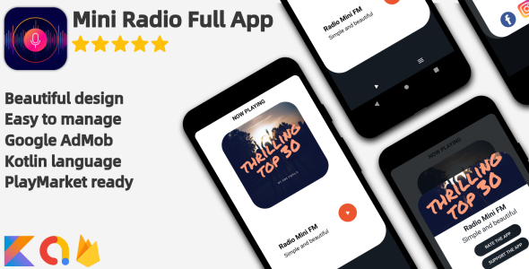 Radio Mini - Full Android Application icon