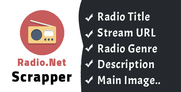 Radio.net Scraper : Radio Stations Extraction icon