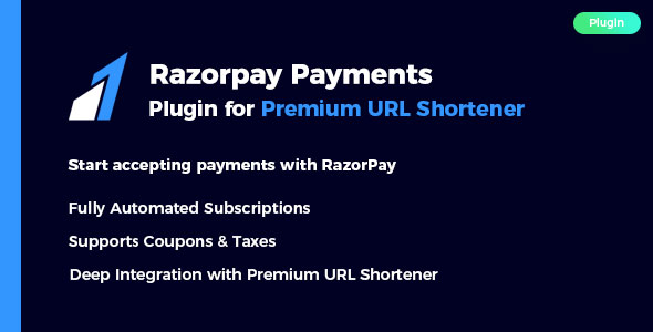 Razorpay Payment & Subscription Plugin for Premium URL Shortener icon