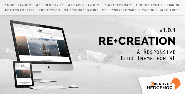 ReCreation - a Responsive Blog Theme for WordPress icon