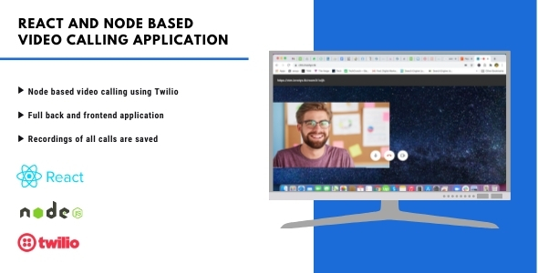 React and Node based Video Calling Application | Web Application icon