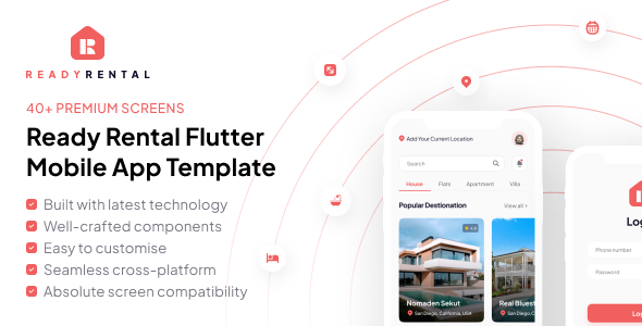 Ready Rental - Rental Properties Mobile App Flutter Template icon