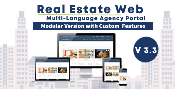 Real Estate Web - with Agency Portal and Multi-Language Management System icon