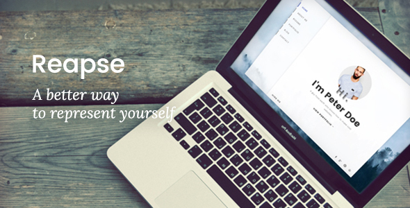 Reapse - Creative vCard / Resume / CV WordPress Theme icon