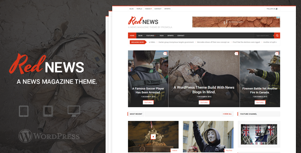 RedNews - WordPress News / Magazine Theme icon