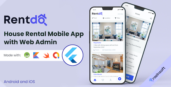 Rentdo: Best House Rental App & Web Admin | Online House Rent Or Apartment Booking Platform icon