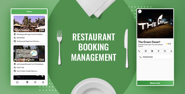 Restaurant Booking Management Flutter APP    