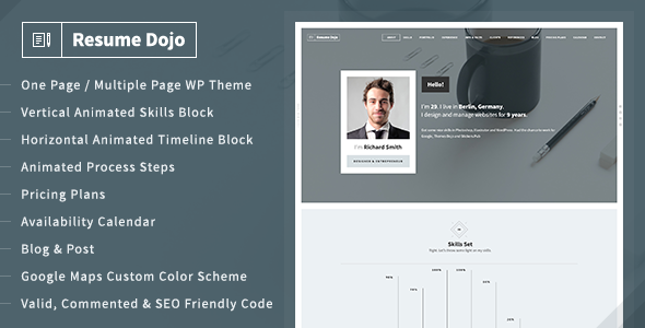ResumeDojo - Resume and Portfolio WordPress Theme icon